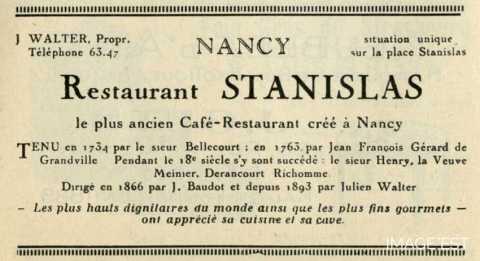 Restaurant Stanislas (Nancy)